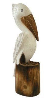 Cohasset 787 24 Inch Pickford Solid Wooden Pelican   Collectible Figurines