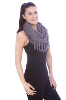 Unisex Warm Infinity Circle Scarf Cable Knit Cowl Neck Long Loop Scarf Shawl at  Womens Clothing store