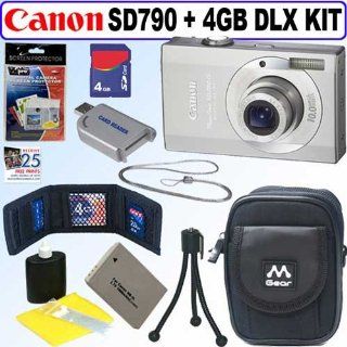 Canon Digital Camera Canon Powershot SD790IS 10MP + 4GB Deluxe Kit : Camera Accessories : Camera & Photo