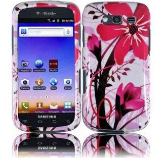 White Pink Flower Hard Cover Case for Samsung Galaxy S Blaze 4G SGH T769: Cell Phones & Accessories