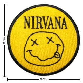 Nirvana Music Band Logo II Embroidered Iron Patches: Clothing