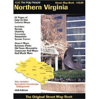 Northern Virginia Street Map Book (Adc the Map People Northern Virginia): the Map People ADC: 9780875304427: Books