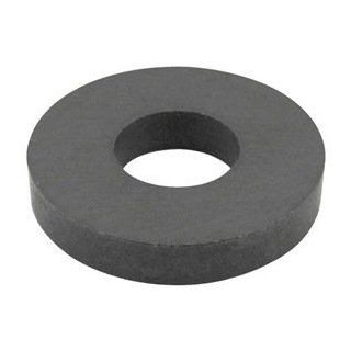 Industrial Grade 10E796 Ring Magnet, 3 3/8 In Dia, Ceramic: Lift Magnets: Industrial & Scientific