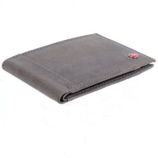 Mens Slim Wallet Thin Bifold, Billfold Front Pocket Wallet ID Window & Card Case Includes Outside Card Slot for Quick Access at  Mens Clothing store