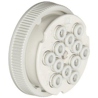 SMC DMK Series Plug Side Multi Connector with Push to Connect Fitting, 4mm Tube OD, 12 Connecting Tubes: Industrial & Scientific