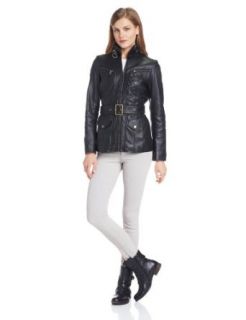 Marc New York by Andrew Marc Women's Vince Leather Jacket at  Womens Clothing store