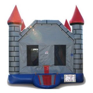 EZ Inflatables Mini Brick Castle Combo Bounce House   Commercial Inflatables