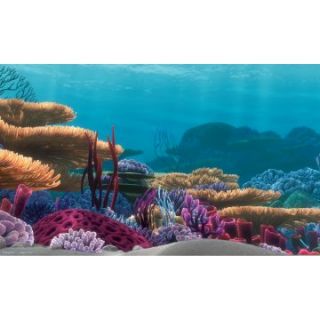 Penn Plax Finding Nemo 10 gal. Tank Background   Aquarium Plants & Decorations