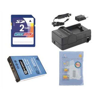 Kyocera SL300R Digital Camera Accessory Kit includes: KSD2GB Memory Card, ZELCKSG Care & Cleaning, SDM 807 Charger : Camera & Photo