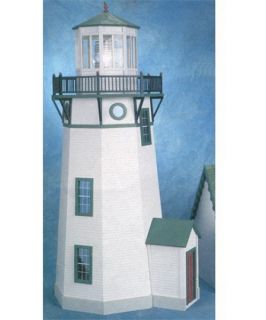 Real Good Toys New England Lighthouse Kit   1 Inch Scale   Collector Dollhouse Kits
