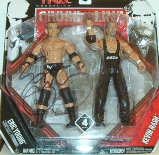 Eric Young   Autographed TNA Impact Wrestling Action Figure: Entertainment Collectibles