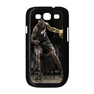 Miami Heat James Samsung Galaxy S3 I9300 Cover Case Hard Case Cover with Silicone Core Fits, Sprint, T mobile and Verizon: Cell Phones & Accessories