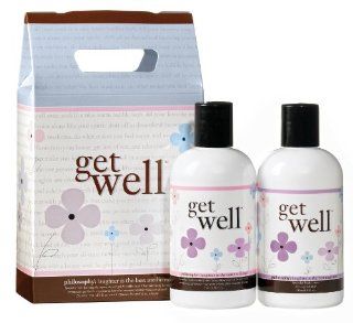 Philosophy Get Well Gift Set (Lavender Shampoo/Shower Gel/Bubble Bath 8 Ounce, Lavender Body Lotion 8 Ounce) : Bath And Shower Product Sets : Beauty