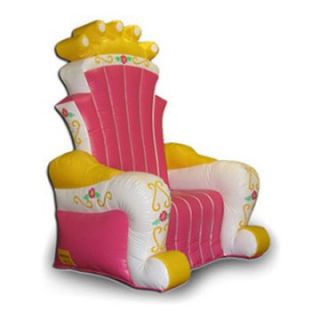 EZ Inflatables Inflatable King Chair Bounce House   Commercial Inflatables