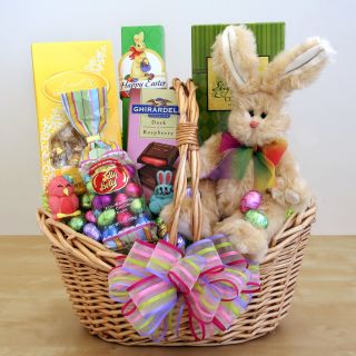 Easter Sweets and Treats Bunny Gift Basket   Holiday Gift Baskets
