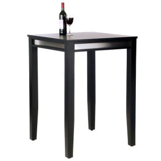 Home Styles Manhattan Pub Table with Stainless Steel Apron   Bistro Tables