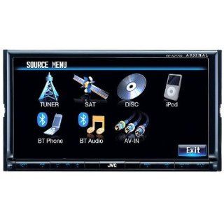 BRAND NEW! JVC ""ARSENAL SERIES"" KW ADV793 Car DVD / CD / MP3 / AM/FM / WMA Receiver with 7 inch Wide Touch Screen LCD Monitor and Anti theft Detachable Face Panel works with iPod and iPhone (MADE IN INDONESIA) : Vehicle Receivers : Ca