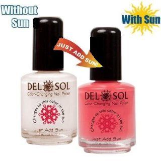 DEL SOL HOLIDAY COLOR CHANGING NAIL POLISH CANDY CANE LIMITED AVAILABILITY: Everything Else