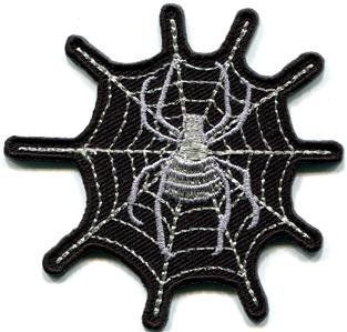 Spider Web Spiderweb Retro Boho Tattoo Sew Sewing Applique Iron on Patch S 823 Handmade Design From Thailand: Everything Else