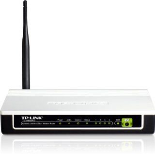 TP LINK TD W8950ND Wireless N150 ADSL2+ Modem Router, 2.4Ghz 150Mbps, 802.11b/g/n, Annex A, Splitter, 5dBi detachable antenna: Electronics