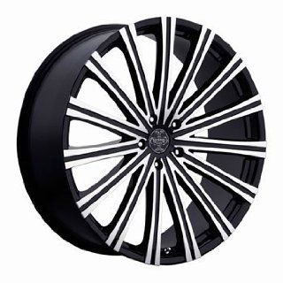 20" Wheels Rims Versante Ve230 Black Machined Face 5x114.3 5x120 5x135 5x139.7: Automotive