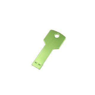 BestDealUSA Waterproof Green Metal Key USB 2.0 Flash Memory Stick Pen Drive 2GB: Computers & Accessories
