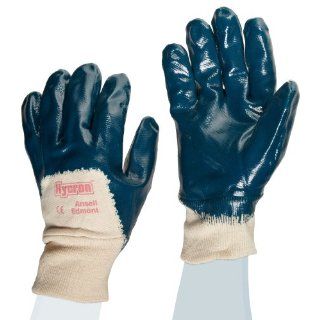 Ansell Hycron 27 600 Nitrile High Temperature Glove, Palm Coated on Jersey Liner, X Large (Pack of 12 Pairs): Work Gloves: Industrial & Scientific
