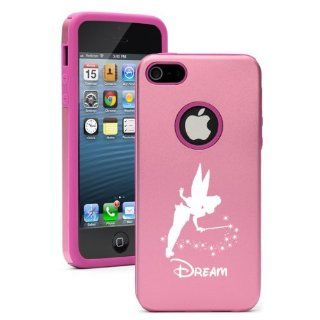 Apple iPhone 5 5S Pink 5D806 Aluminum & Silicone Case Cover Fairy Dream: Cell Phones & Accessories