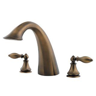 Pfister Catalina 2 Handle High Arc Roman Tub Faucet in Velvet Aged Bronze   Two Handle Tub Only Faucets  