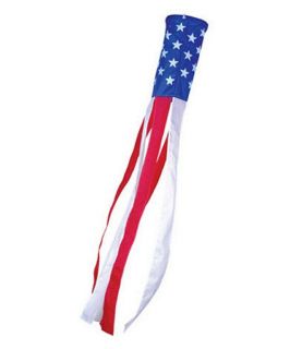 Premier Designs 60 in. Stars and Stripes Windsock   Wind Spinners