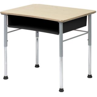 Virco Fusion Maple Open Front Student Desk   Elementary Desks