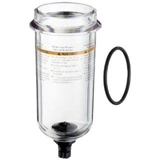 Parker PS832P Polycarbonate Bowl with Twist Drain for 07F, 12F, 07E Series Filter/Regulator, 7.2oz Capacity, 150 psig: Compressed Air Combination Filters And Regulators: Industrial & Scientific