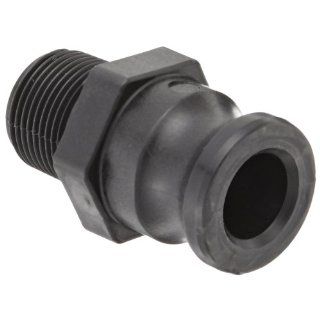 Banjo 075F Polypropylene Cam & Groove Fitting, 3/4" Male Adapter x NPT Male: Pipe Fittings: Industrial & Scientific