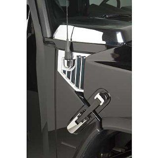 Putco Hummer H2 Chrome Hood Side Vents w/Antenna Mount: Automotive