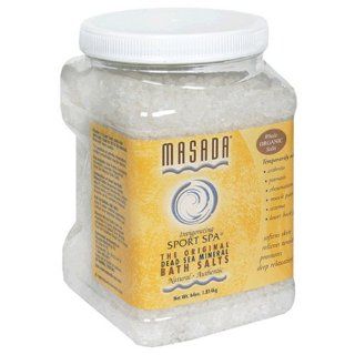 Masada Bath Salts, Invigorating Sports Spa, Dead Sea Mineral, 64 oz (1.814 kg) : Bath Minerals And Salts : Beauty