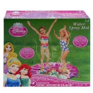 Water Spray Mat   Disney   Princess 35" (Summer Swimming Game): Toys & Games