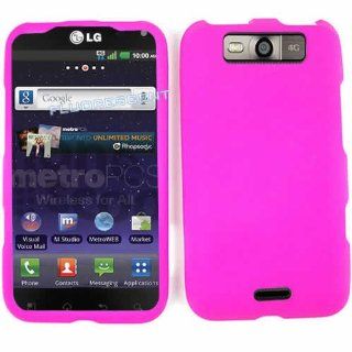Cell Phone Snap on Case Cover For Lg Connect 4g Ms 840    Fluorescent Solid Color With Matte Finish: Cell Phones & Accessories
