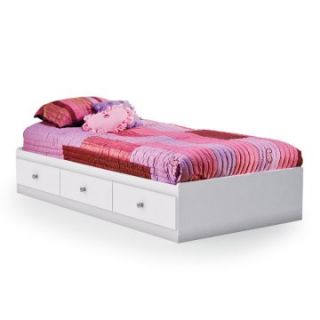 South Shore Crystal Mates Twin Platform Bed   Storage Beds