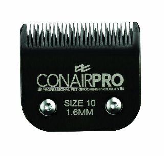 Conair Pro Pet Clipper Size 10 Steel Replacement Blade, 1.6mm : Pet Grooming Clipper Blades : Pet Supplies