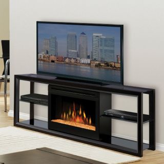 Dimplex Novara Black Entertainment Center Electric Fireplace   TV Stands