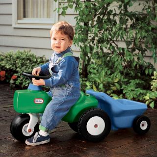 Little Tikes Toddler Tractor & Cart Riding Push Toy   Pedal & Push Riding Toys
