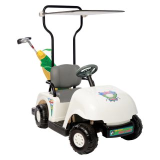 Kid Motorz Junior Pro Golf Cart Battery Powered Riding Toy   White   Battery Powered Riding Toys
