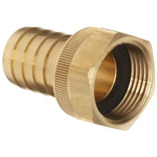 Dixon BS848 Brass Hose Fitting, Machined Coupler with Swivel Nut, 1" NPSH Female x 1" Hose ID Barbed: Industrial & Scientific