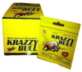 Krazzy Bull Male Dietary Supplement 25/box: Health & Personal Care