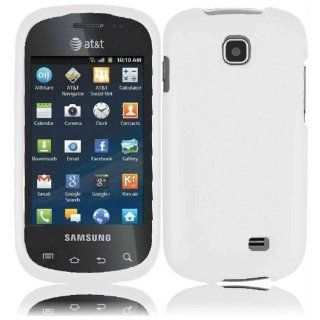 White Hard Case Cover for Samsung Galaxy Appeal i827: Cell Phones & Accessories