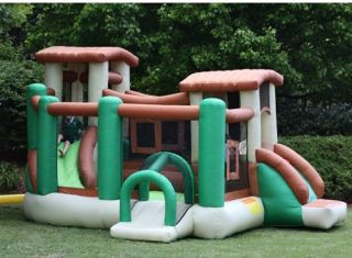 Kidwise Clubhouse Climber Bounce House   Bounce Houses