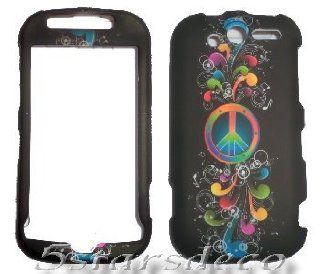 For T Mobil HTC Mytouch 4G Hd 2010 Emerald Accessory   Music Peace Designer Hard Case Protector Cover: Cell Phones & Accessories