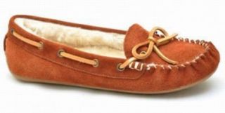 Lucky Brand Lp abelle 3 Suede Slipper Moccasin Women's Size 8M: Shoes