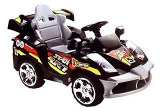 Mini Motos Star Car Battery Powered Riding Toy   Black   Battery Powered Riding Toys