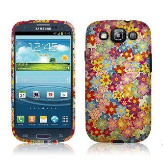 TaylorHe Colourful Floral Patterns Samsung Galaxy S3 Siii i9300 Hard Case Printed Samsung Galaxy S3 Siii i9300 Cases UK MADE All Around Printed on Sides 3D Sublimation Highest Quality: Cell Phones & Accessories